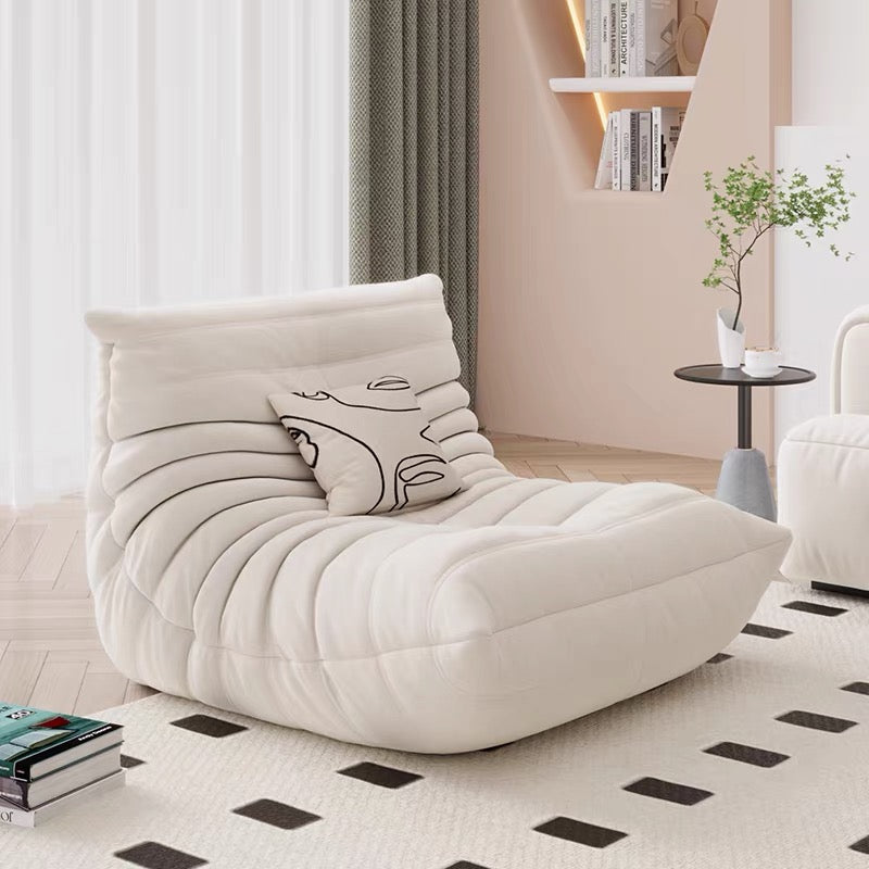 Caterpillar-shaped beanbag sofa, suitable for sleeping or lounging in the living room, balcony, or bedroom; single sofa.MM03