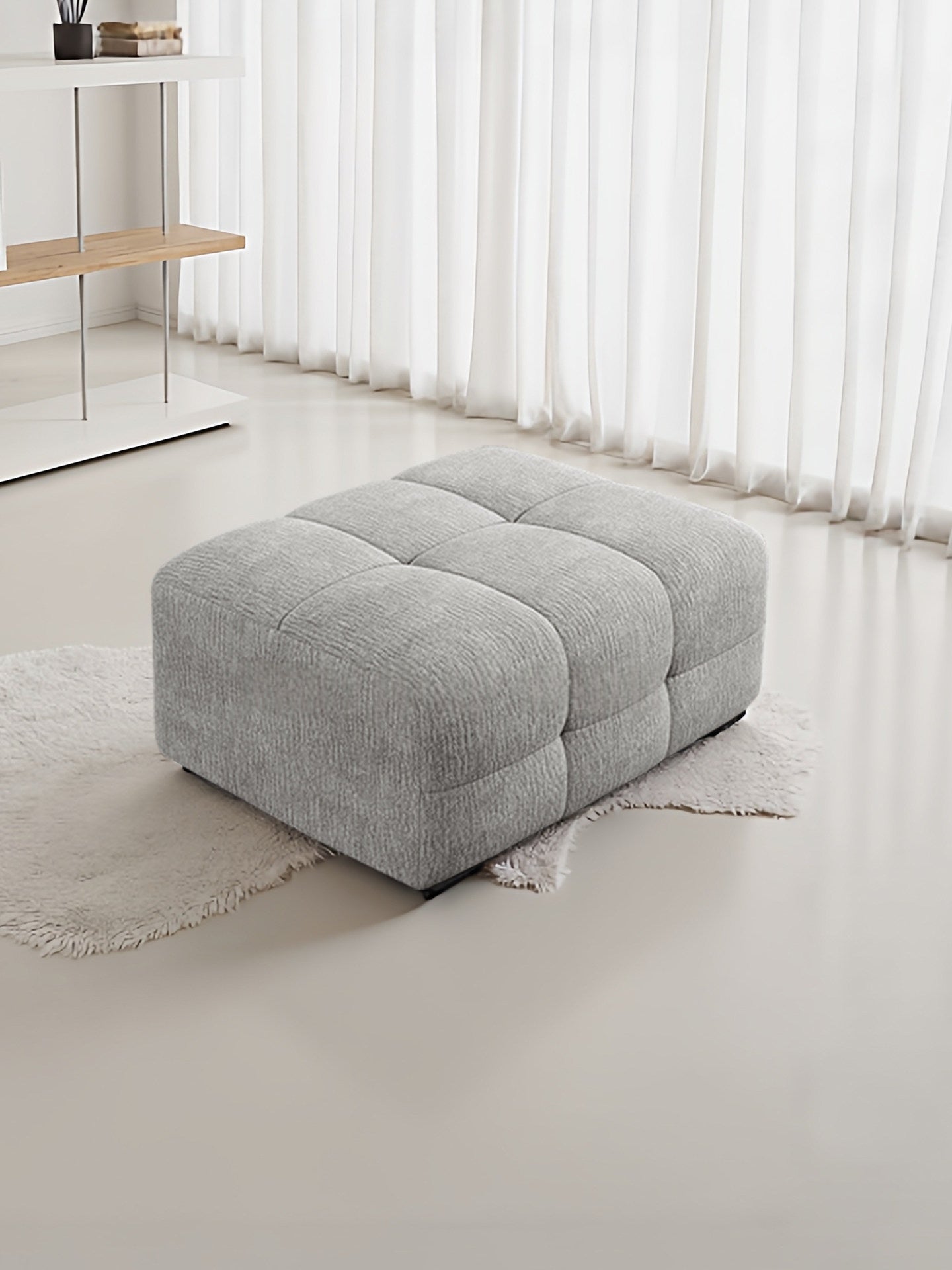 Fabric sofa, ottoman, living room shoe changing seat NC-99