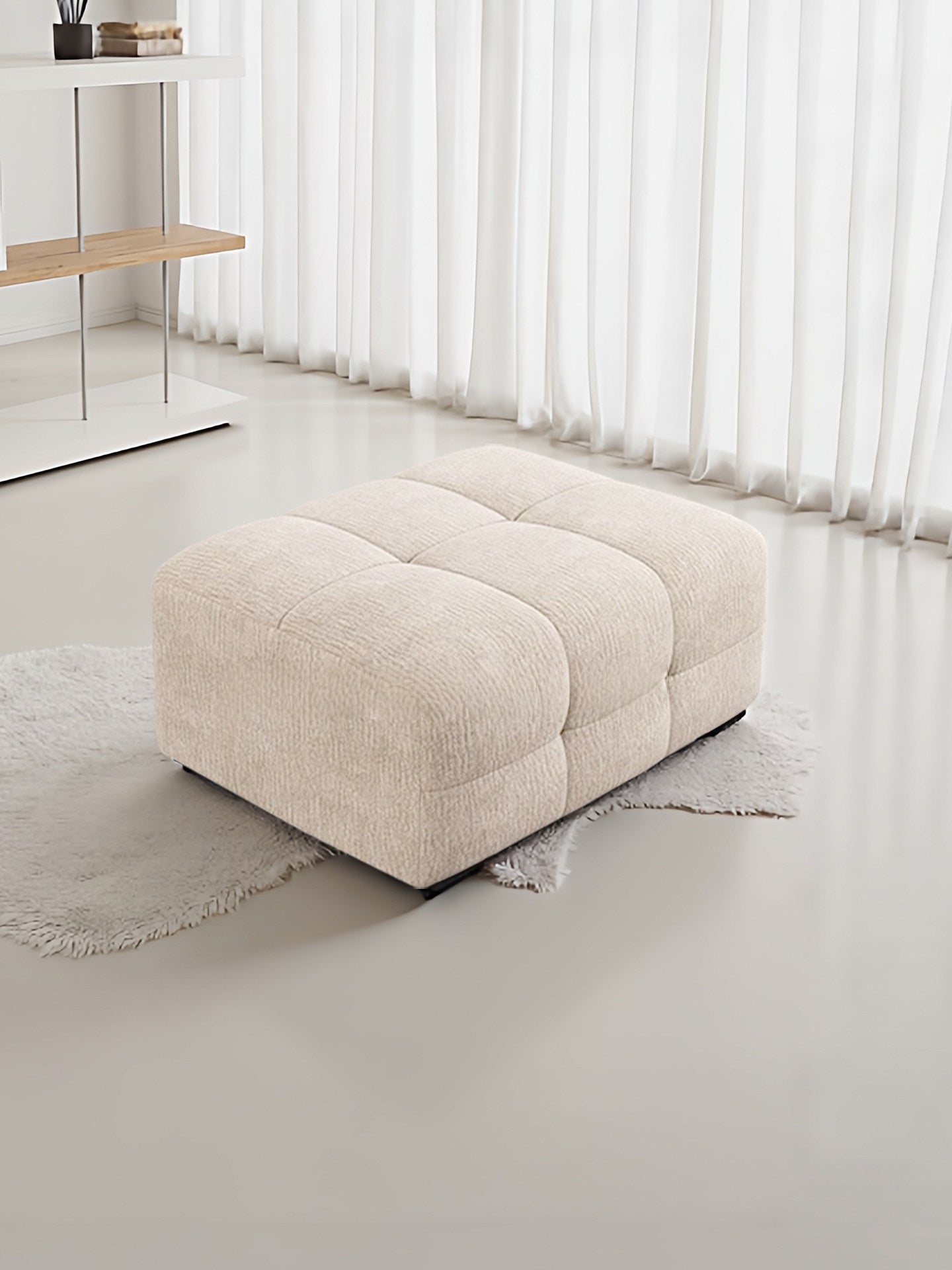 Fabric sofa, ottoman, living room shoe changing seat NC-99