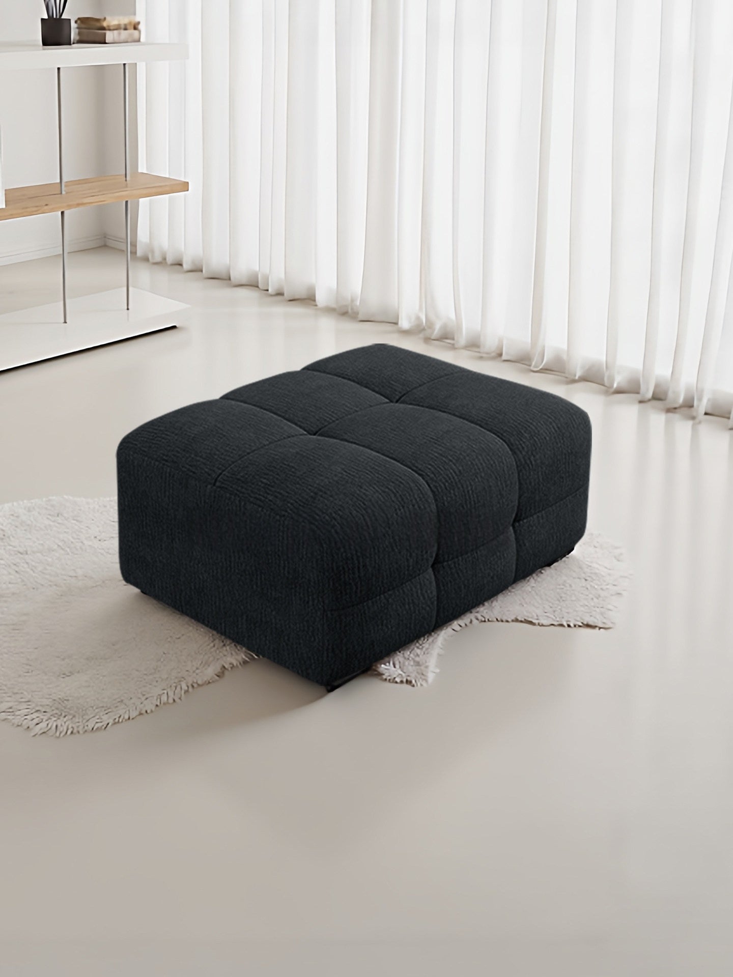 Fabric sofa, ottoman, living room shoe changing seat NC-99