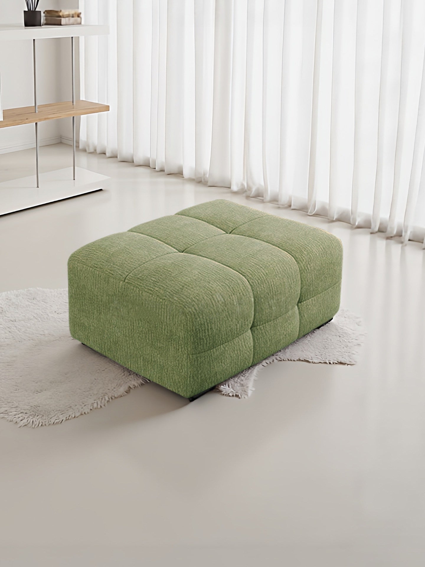 Fabric sofa, ottoman, living room shoe changing seat NC-99