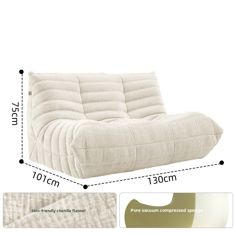 The caterpillar-shaped beanbag sofa is perfect for sleeping or relaxing in the living room, balcony, or bedroom.MM06